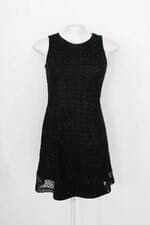 Vestido handbook feminino preto com Renda
