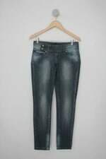 Calça Jeans patogê feminina azul estonada