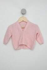 Suéter de tricot Infantil rosa
