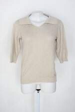 Malha Ele e Ela tricot feminina bege