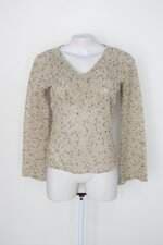 Blusa tutta star feminina bege manga longa