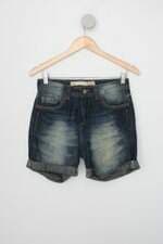 Shorts jeans hering feminino azul estonado