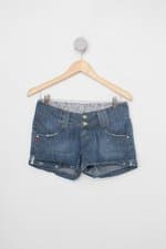 Shorts cambos jeans feminino azul