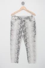 Calça de sarja vizzy feminina estampada