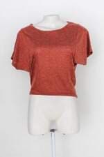 Blusa simply basic feminina marrom