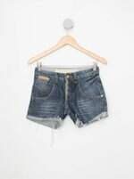 Shorts degrant feminina azul