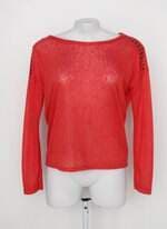 Suéter renner feminino vermelho com Hotfix