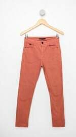 Calça de sarja renner feminina coral