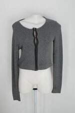 Cardigan fernando de lio feminino cinza