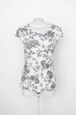 Blusa pernambucanas feminina branca estampada