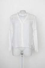 Camisa marisa feminina branca com Renda