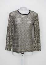 Blusa feminina dourada