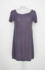 Vestido Tricot C&A feminino roxo