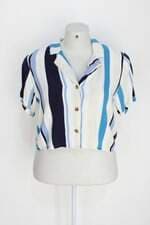 Camisa cropped riachuelo feminina estampada