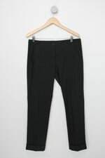 Calça Social stile benetton. feminina preta com listra