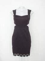 Vestido shop 126 feminino roxo com Recortes