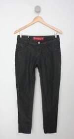 Calça de sarja perusin feminina preta
