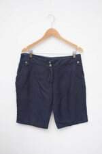 Bermuda azul marinho le lis blanc