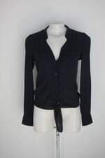 Camisa dilvin feminina azul com Recortes