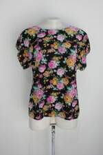 Blusa santos caiafa feminina estampa floral