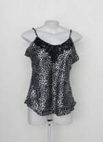 Regata feminina estampada com Renda