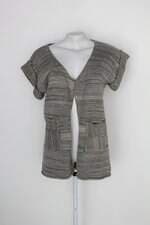 Cardigan paço tricot feminino estampado