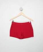 Shorts costume feminino vermelho