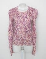 Cardigan canal feminino estampado