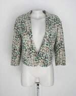 Blazer h&m feminino estampado