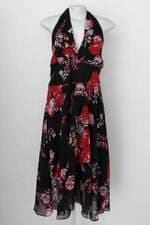 Vestido m.wanna feminino estampado com Forro