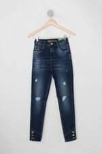 Calça Jeans pisom feminina azul