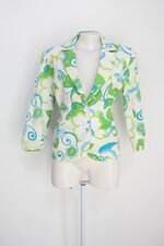 Blazer gregory feminino estampado com Forro e Ombreira