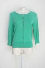 Cardigan feminino verde