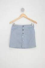 Saia forever 21 feminina azul
