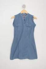 Vestido Infantil base azul