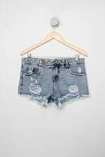 Shorts Buho feminina azul