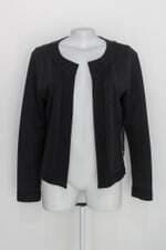 Cardigan le lis blanc feminino preto com Franja e Aplique