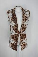 Colete riachuelo feminino estampado com Bordado