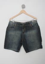 Shorts jeans sacada feminino azul