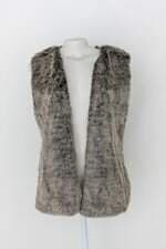 Colete feminina marrom com Forro