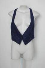 Colete paula cahen d'anvers feminino azul