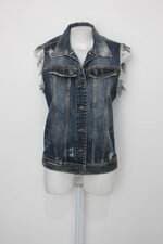 Colete feminino azul
