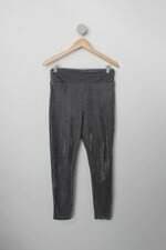 Calça de tecido feminina cinza