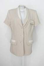 Blazer de casta couture feminino bege