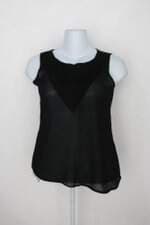 Blusa fiya lady feminina preta com Pregas e Transparência