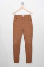 Calça de sarja beagle feminina marrom