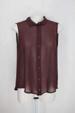 Blusa h&m feminina vermelha com Transparência