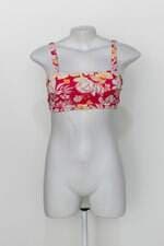 Top de biquíni feminino estampado