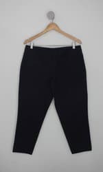 Calça de sarja tommy hilfiger feminina azul marinho