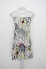 Vestido tomara que caia handbook feminino estampado com Forro